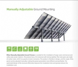 Manually Adjustable Ground Mounting